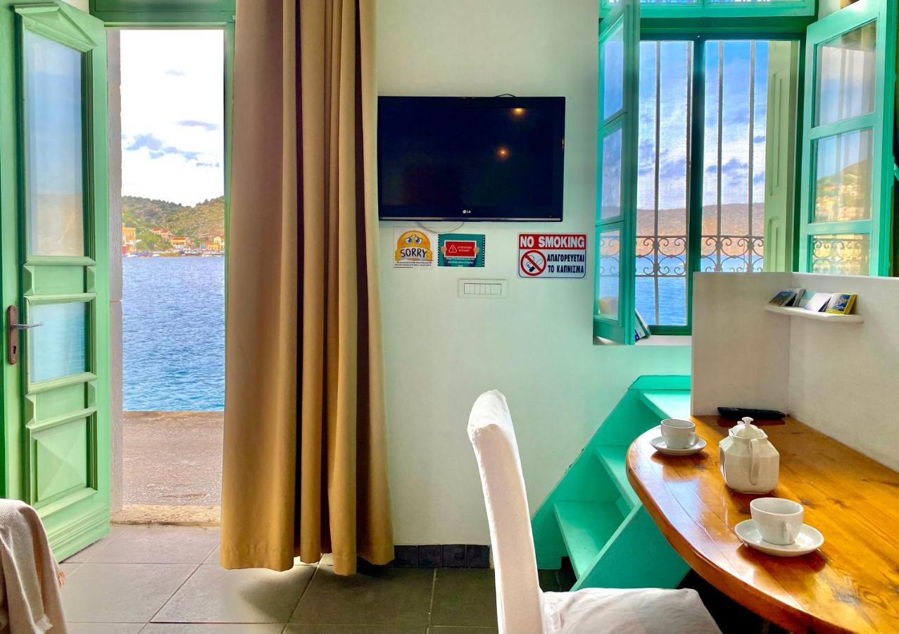 Seafront - Harbour View , Pitini 1 Apartment Symi Exterior foto