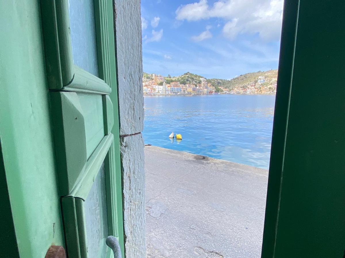 Seafront - Harbour View , Pitini 1 Apartment Symi Exterior foto